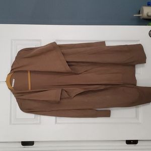 Women's ZARA size medium brown long knit sweater